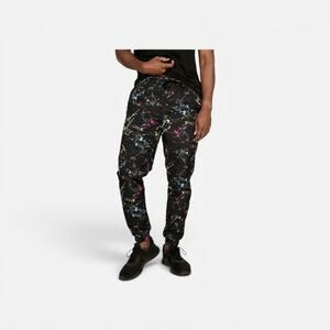 Tipsy Elves Neon Nightcrawl Windbreaker Colorful Splatter Pants NWT, Men's Small